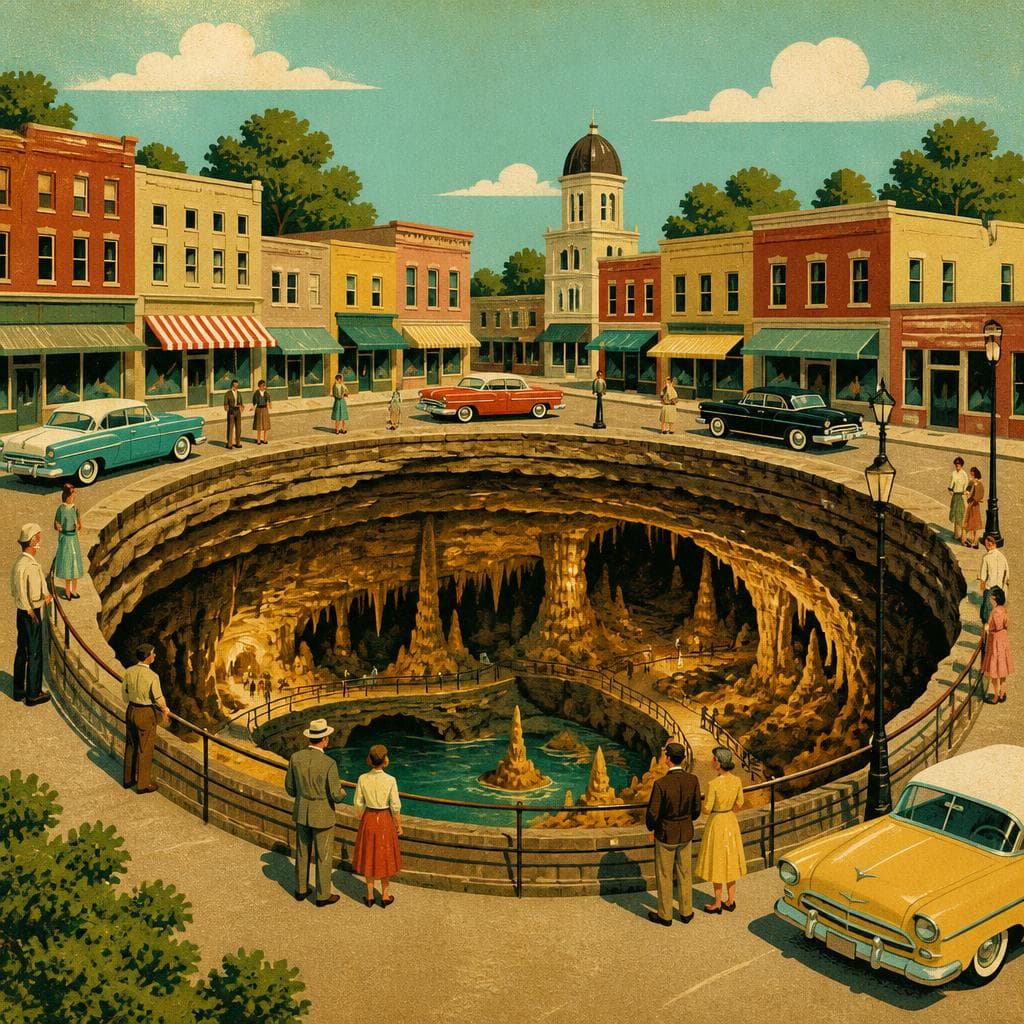 Cover art for The Town Built Around a Hole