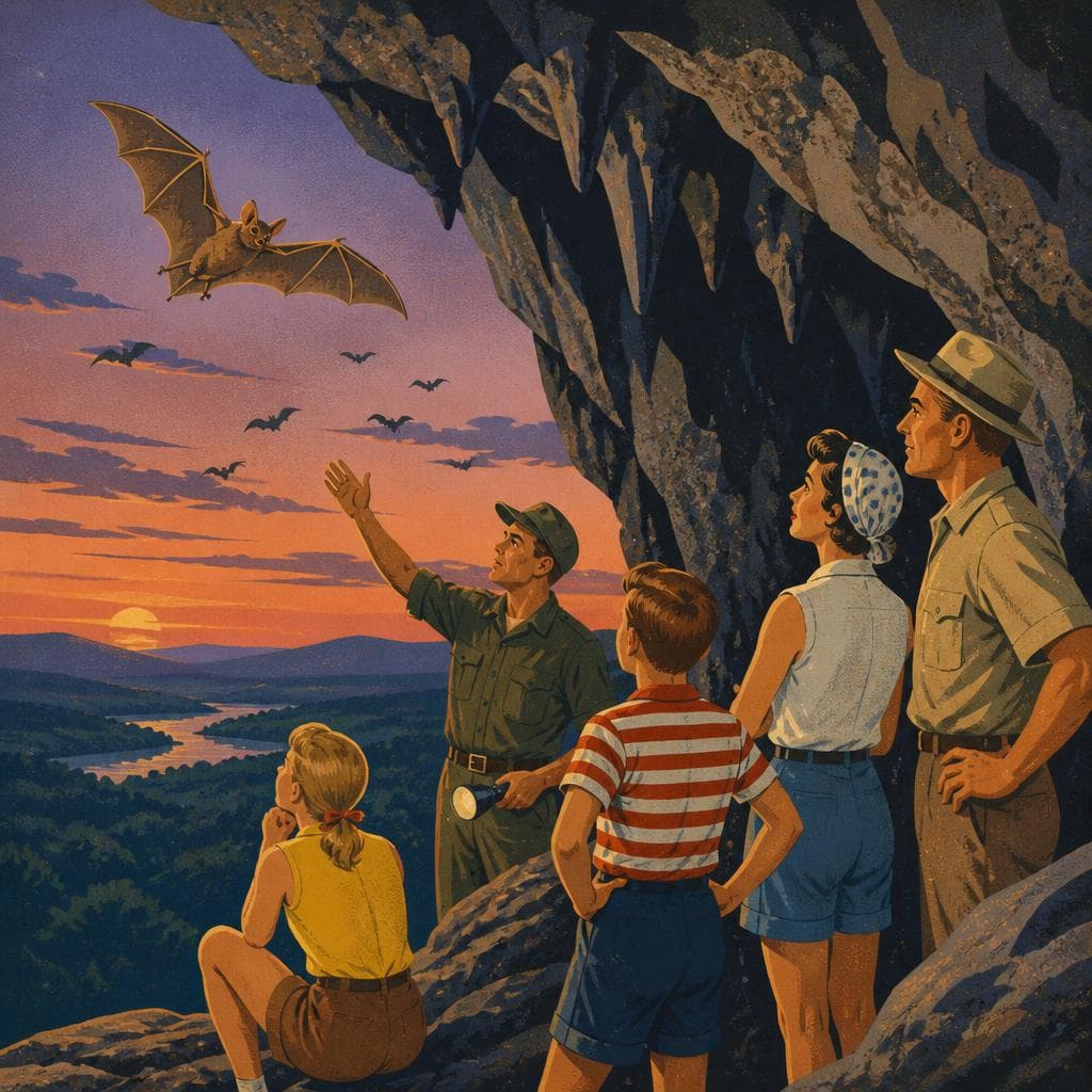 Cover art for At Dusk, the Cave Lets Go