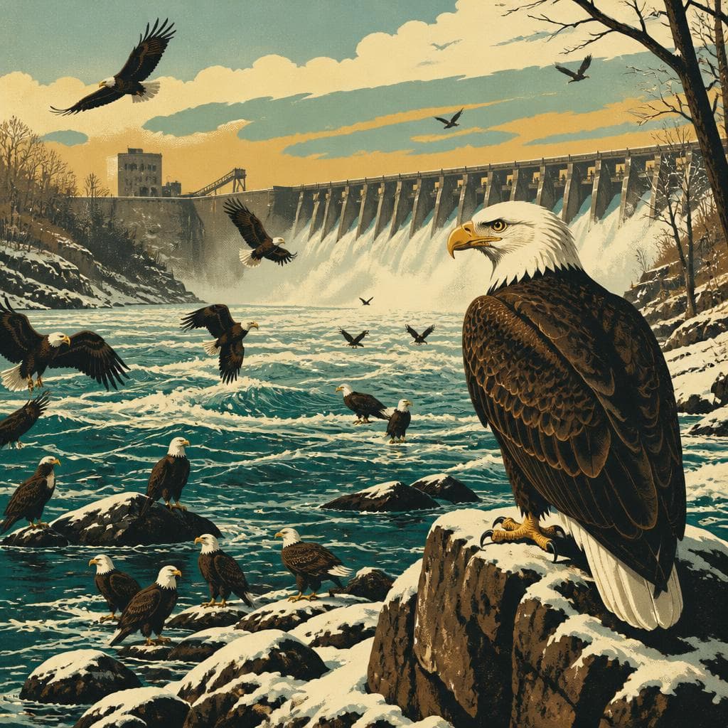 Cover art for Where the Eagles Wait Below Conowingo