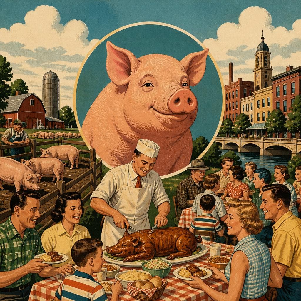 Cover art for Where a Hog Nickname Became a Homegrown Feast