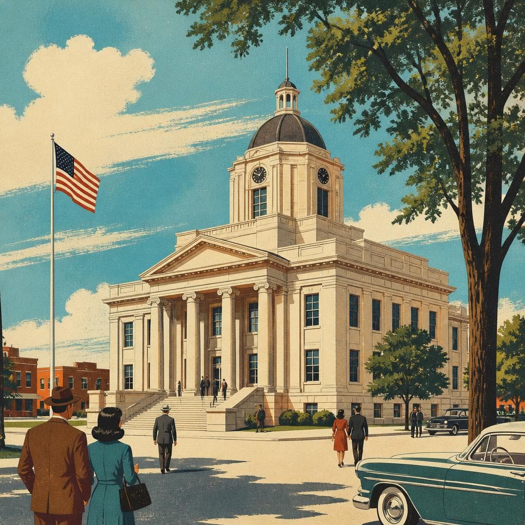 Cover art for A Courthouse Built to Look Like It Meant It