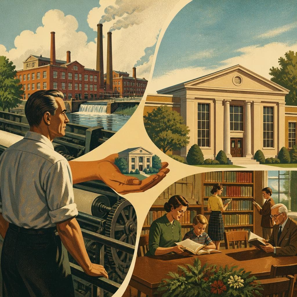 Cover art for When Mill Wealth Became a Public Gift