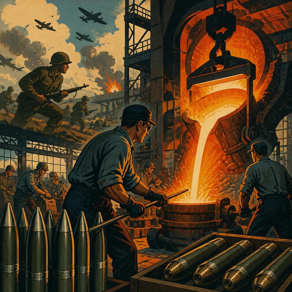 Cover art for Where War Became Iron