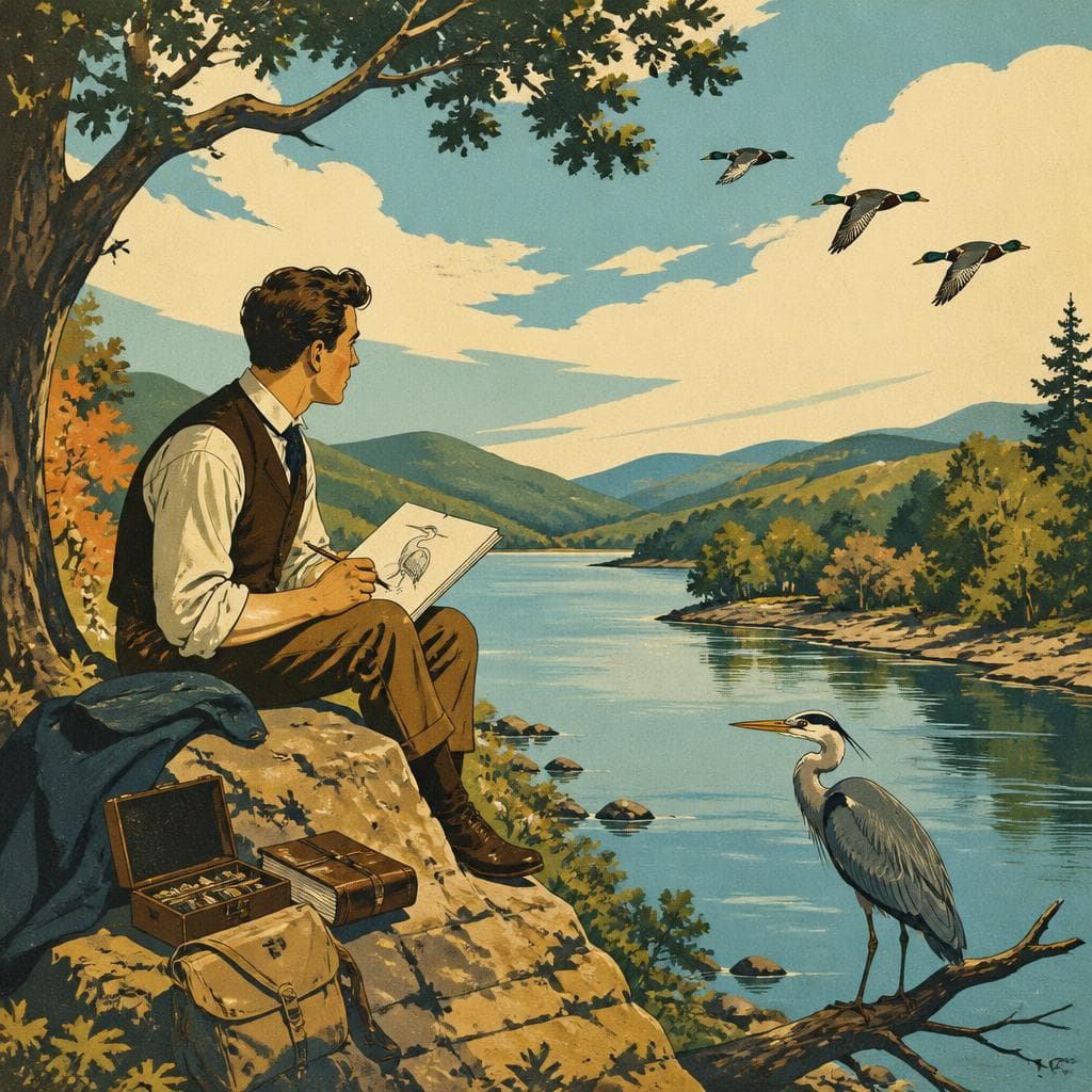 Cover art for Where Audubon Learned to Look