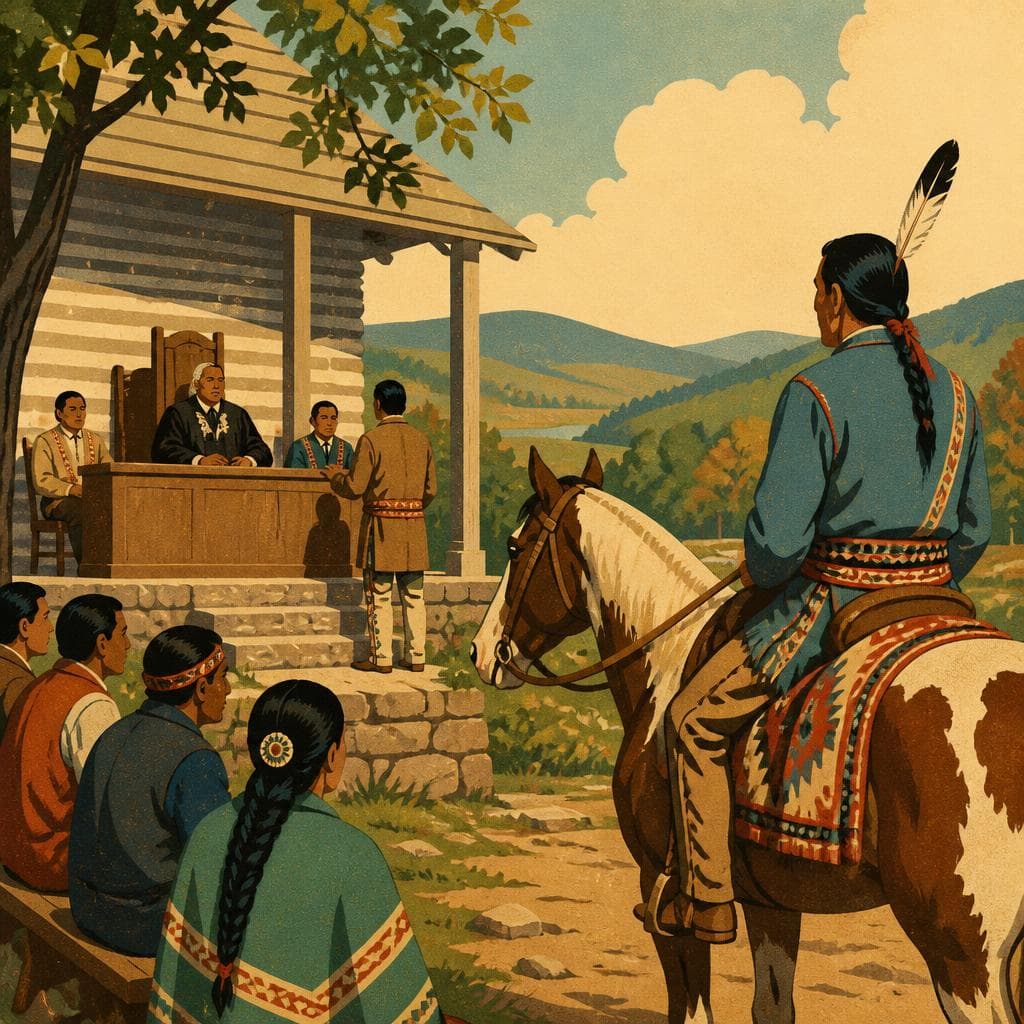 Cover art for When Justice Rode Through Sequoyah District