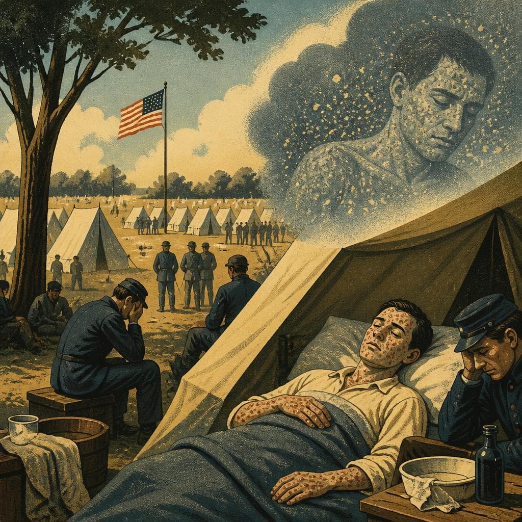 Cover art for Where Smallpox Marched Through Camp Mangum