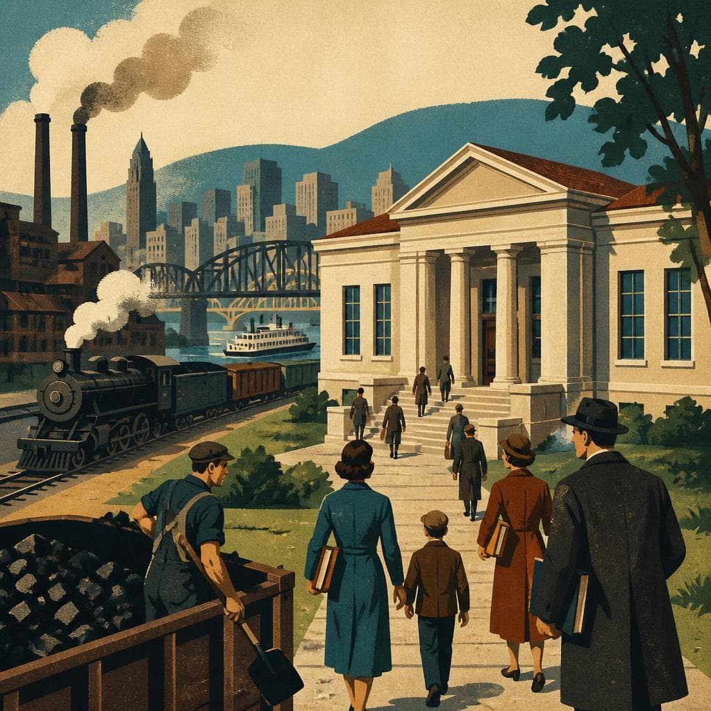 Cover art for When Pittsburg Built a Home for Books