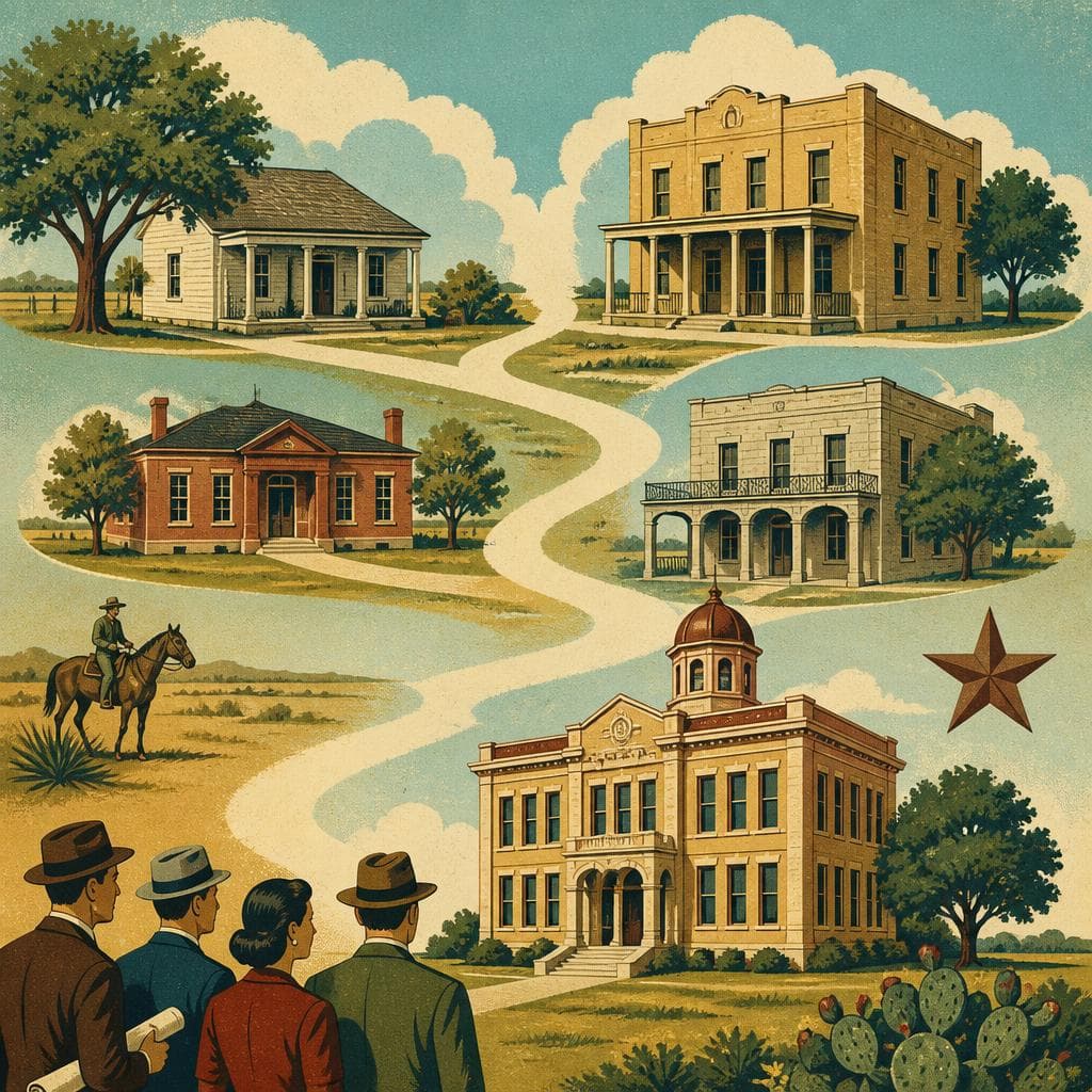 Cover art for Four County Seats and One South Texas Story