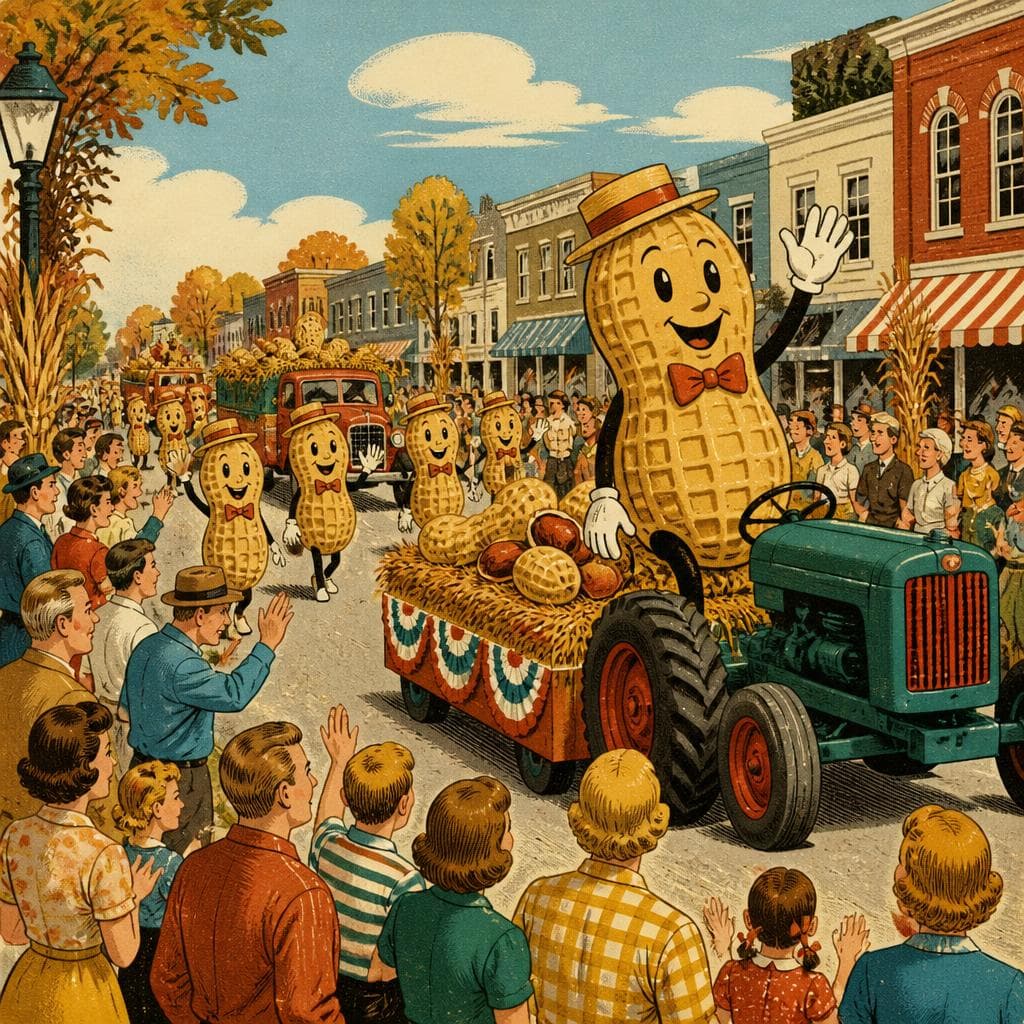 Cover art for When Peanuts Become a Town’s Parade