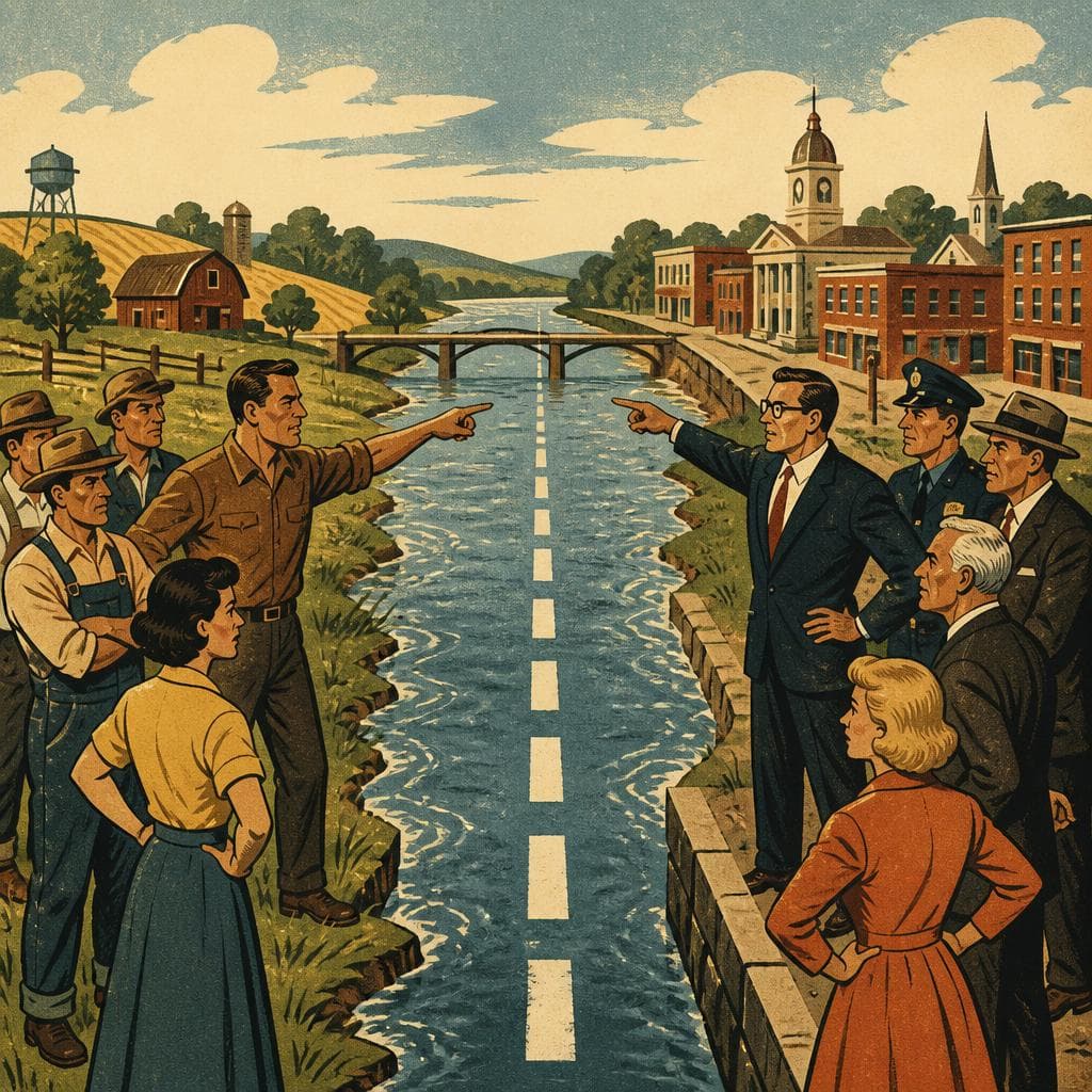 Cover art for When the River Became a County Line