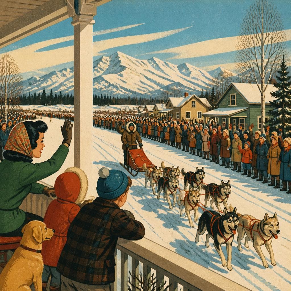 Cover art for Where the Iditarod Meets the Crowd