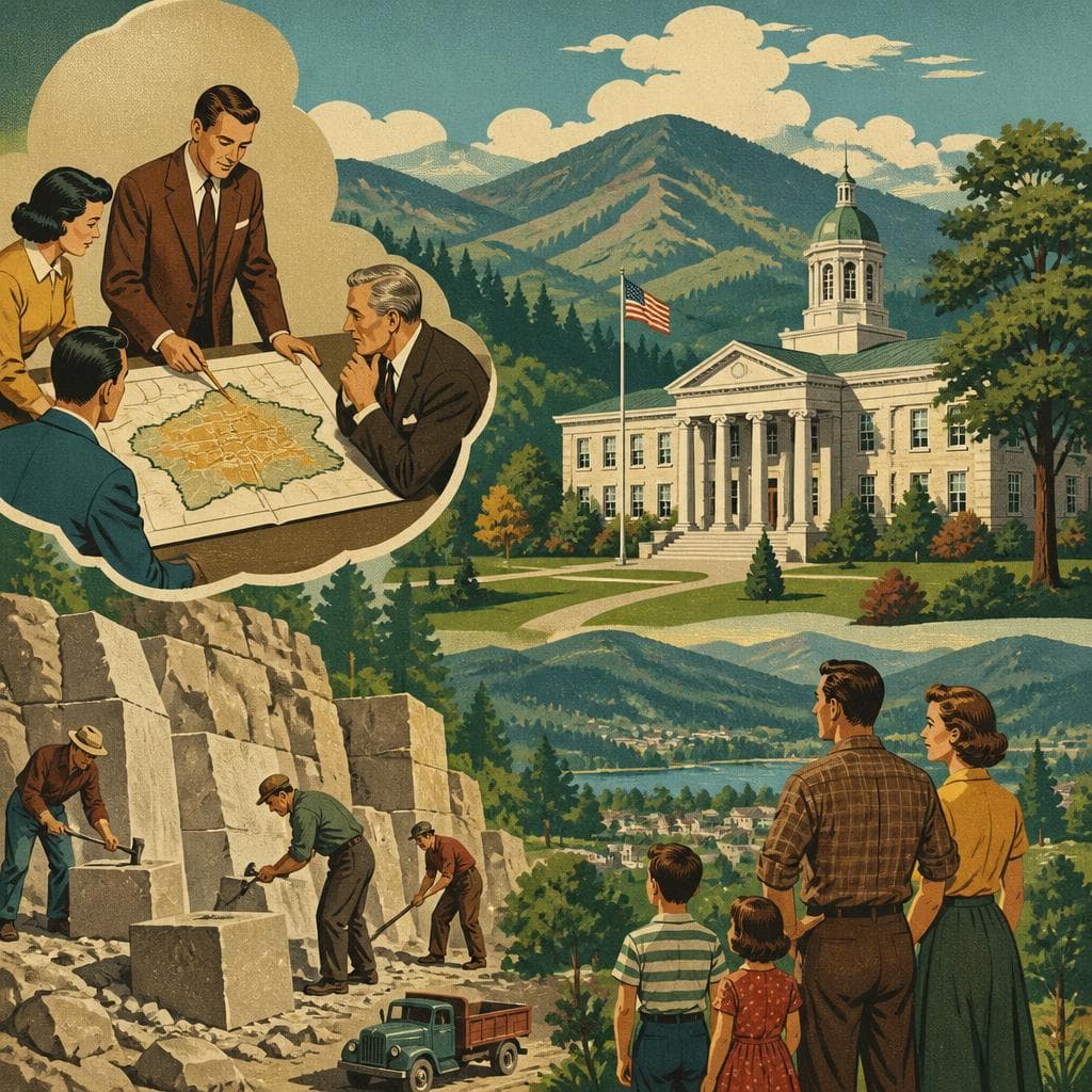 Cover art for A County Carved for the Mountains