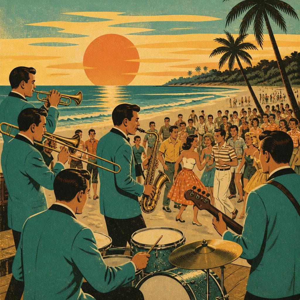 Cover art for Brass, Beaches, and the Long Life of a Party Band