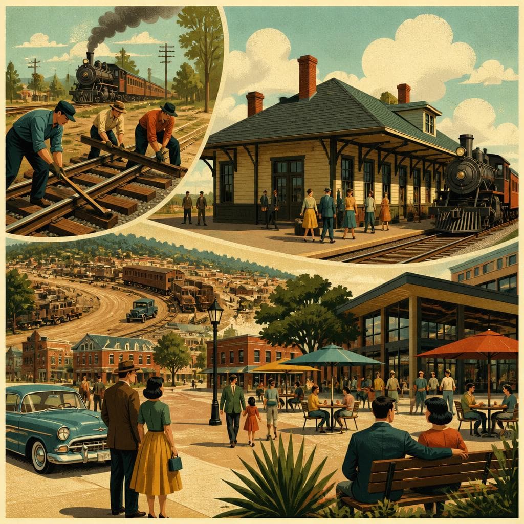 Cover art for When the Tracks Moved Santa Rosa West