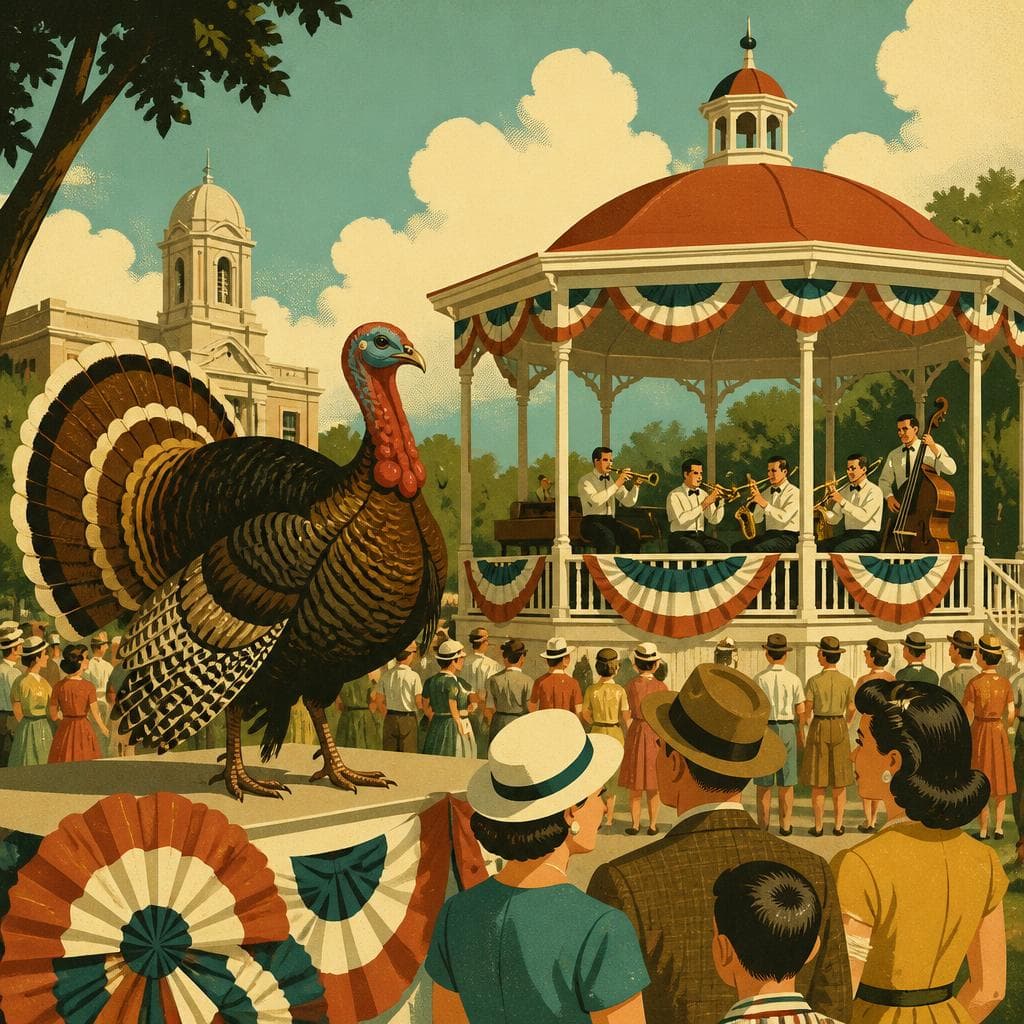 Cover art for Where the Gobble Meets the Bandstand