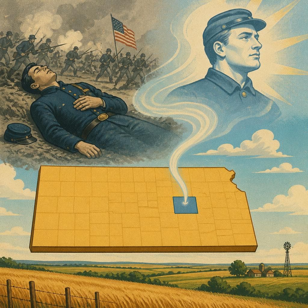 Cover art for How a Soldier Became a Kansas County