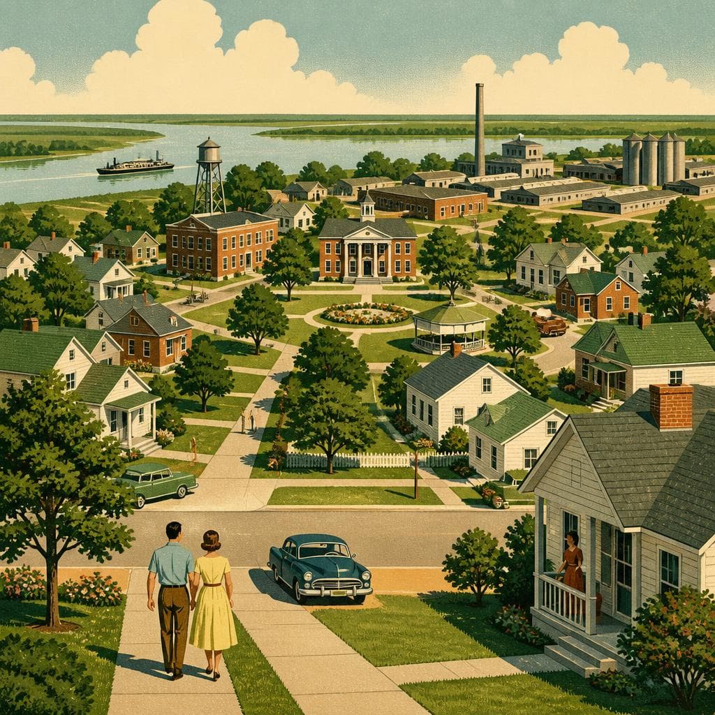 Cover art for A Delta Town Drawn on Purpose