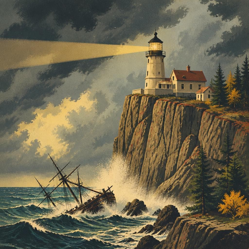 Cover art for When a Storm Forced the Light at Split Rock
