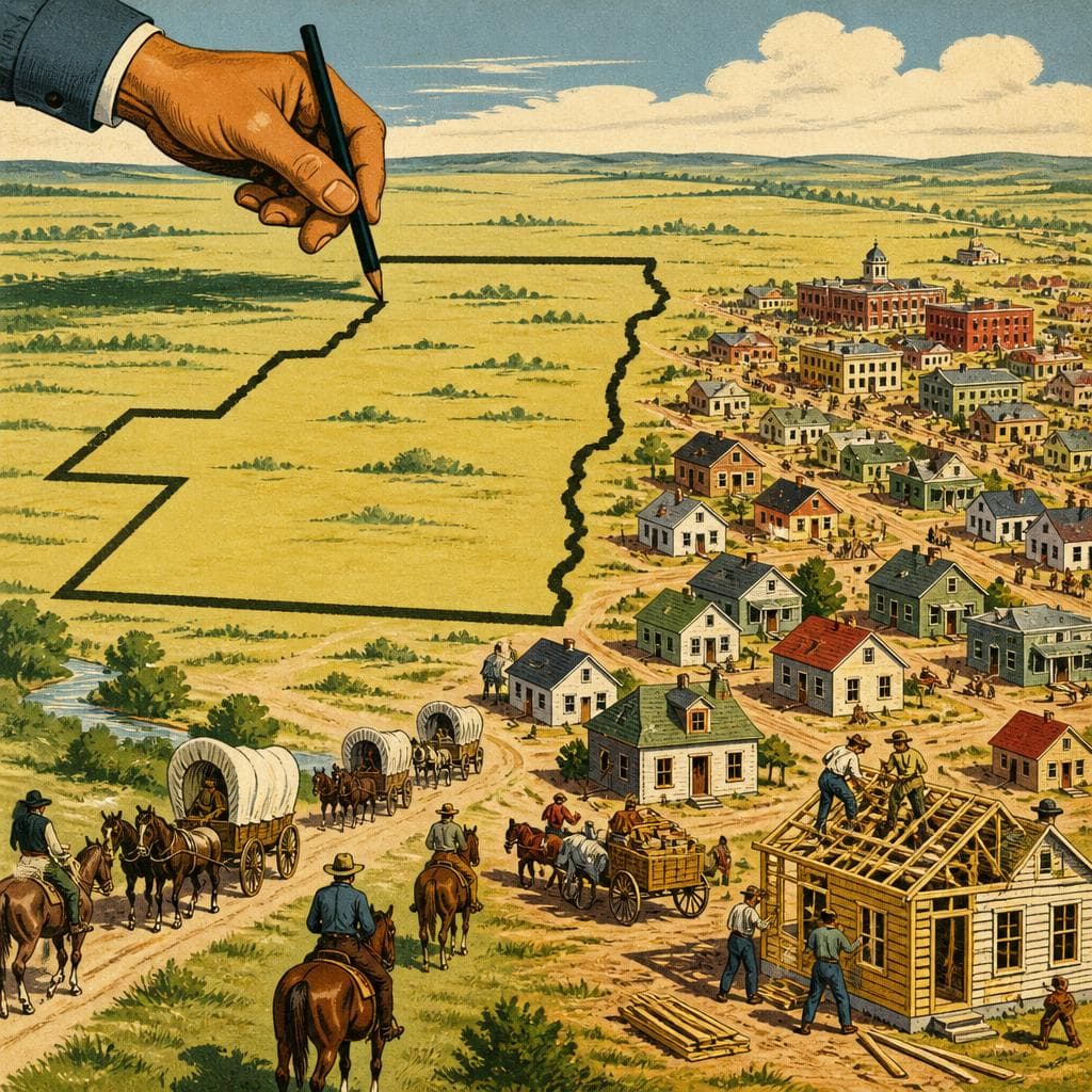 Cover art for When a County Arrived After the Line Was Drawn