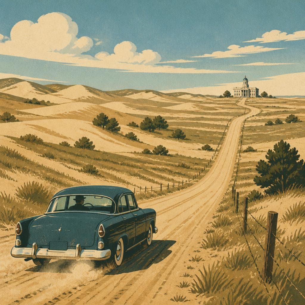 Cover art for When Distance Made a County