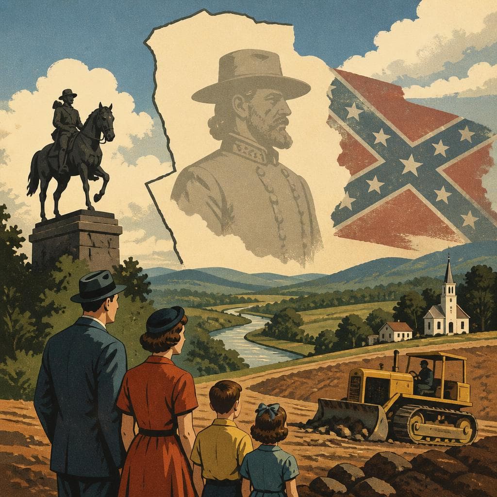 Cover art for A County Born After War, Named for It