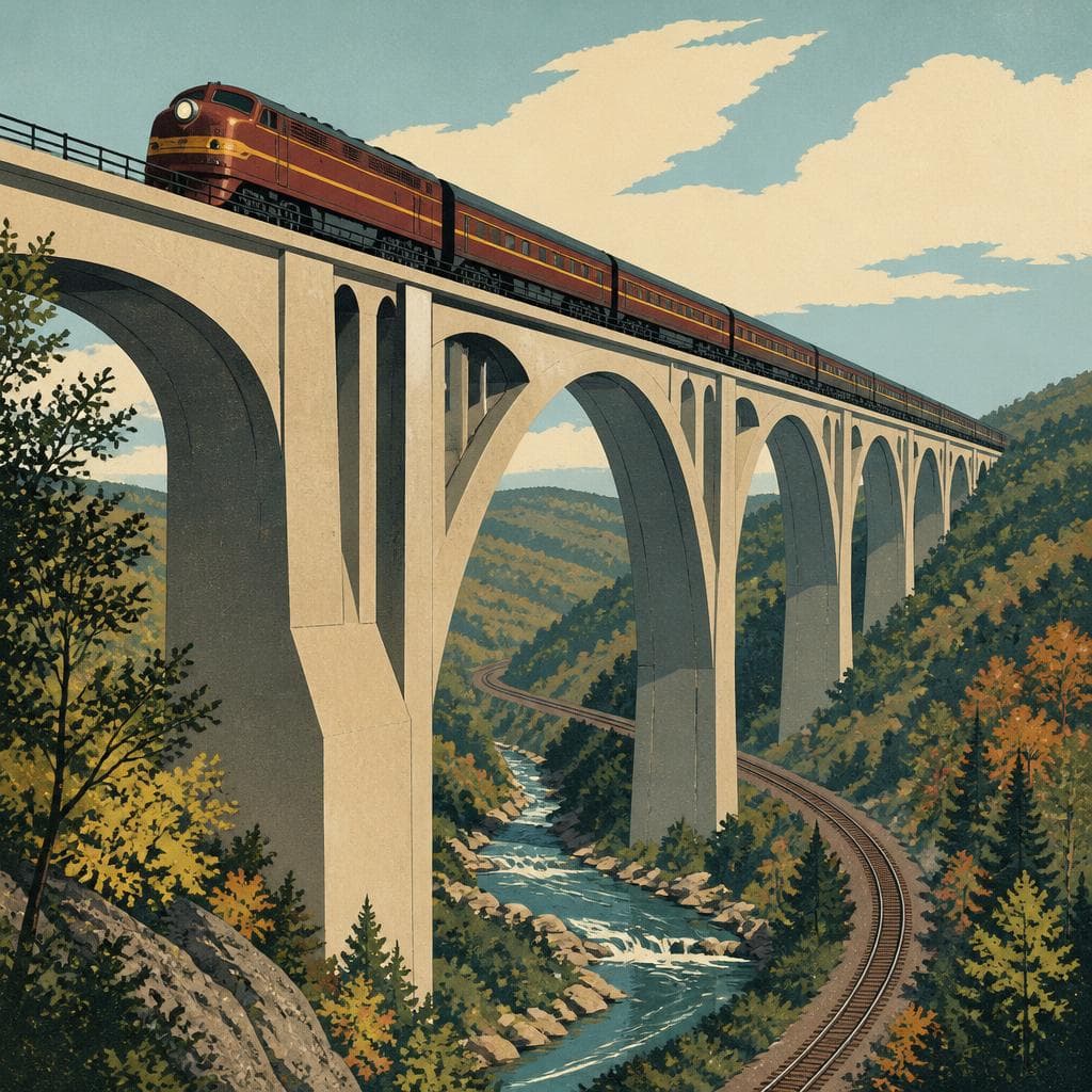 Cover art for The Bridge That Straightened the Railroad