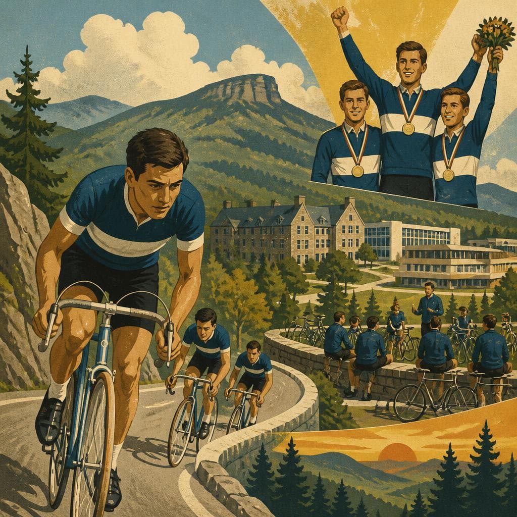 Cover art for How a Mountain College Became a Cycling Power