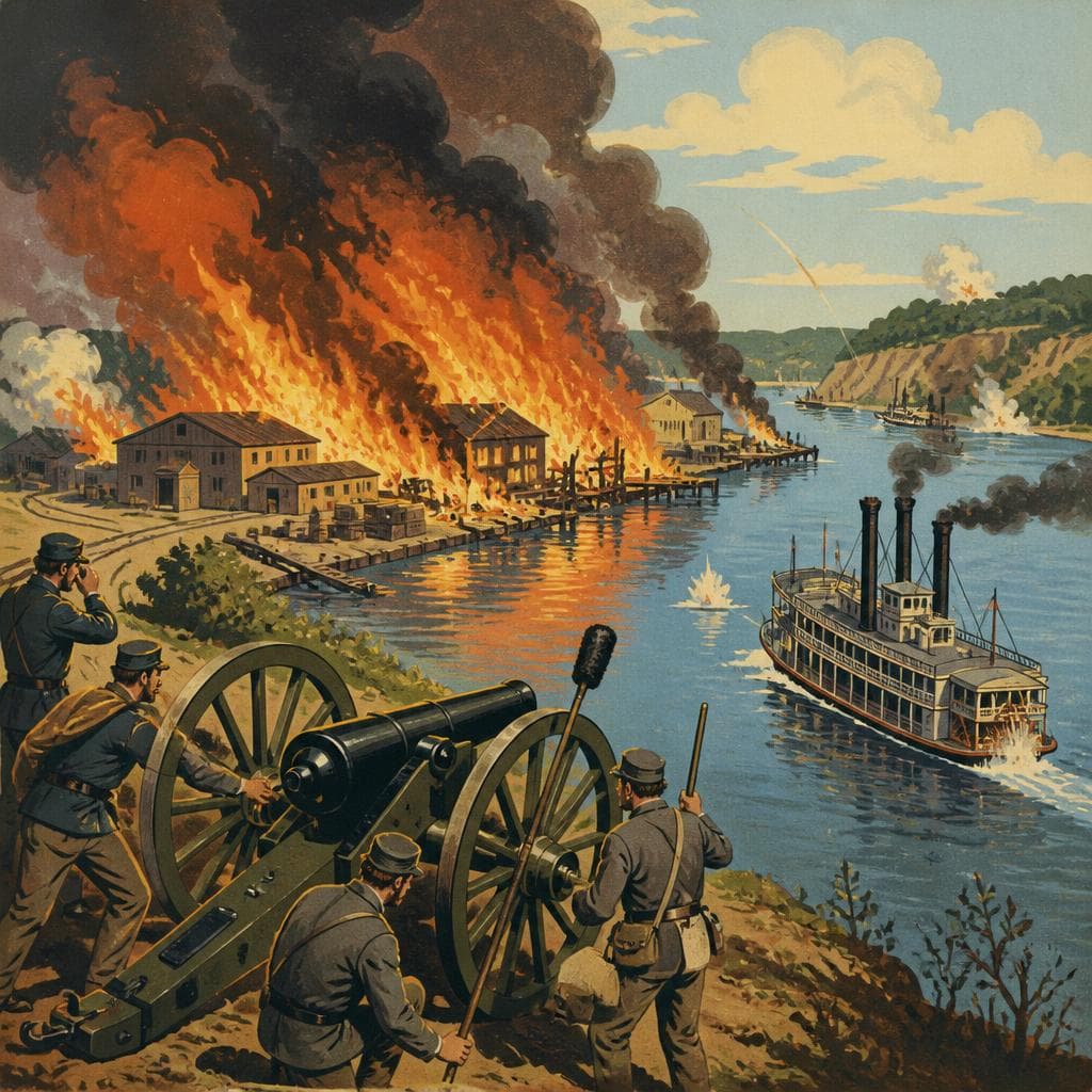 Cover art for When the River Depot Went Up in Flames