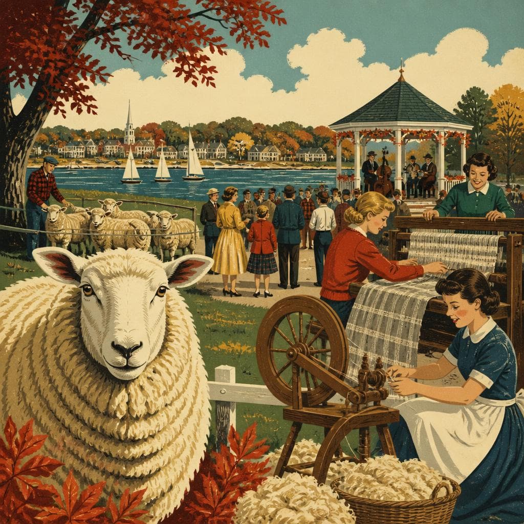 Cover art for Where Wool Becomes a Hometown Holiday