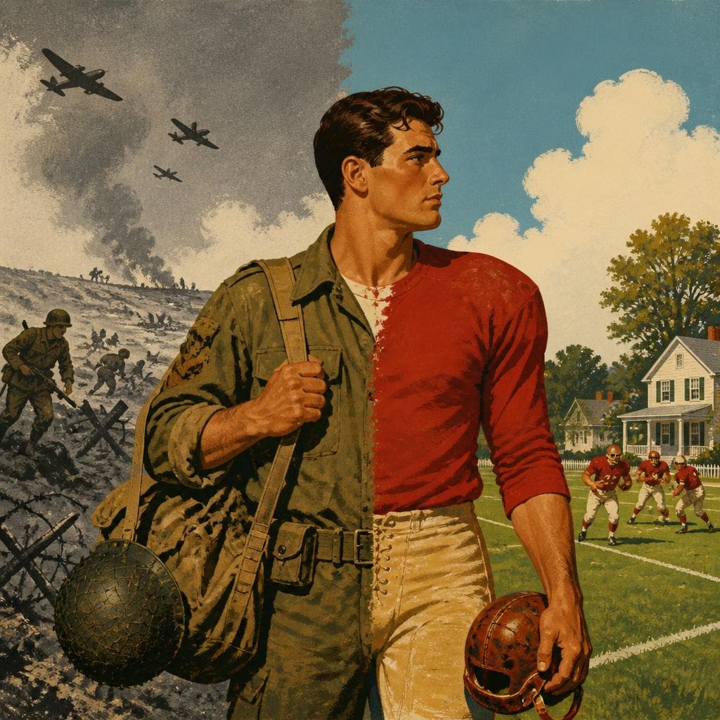 Cover art for When the War Took Halftime Away