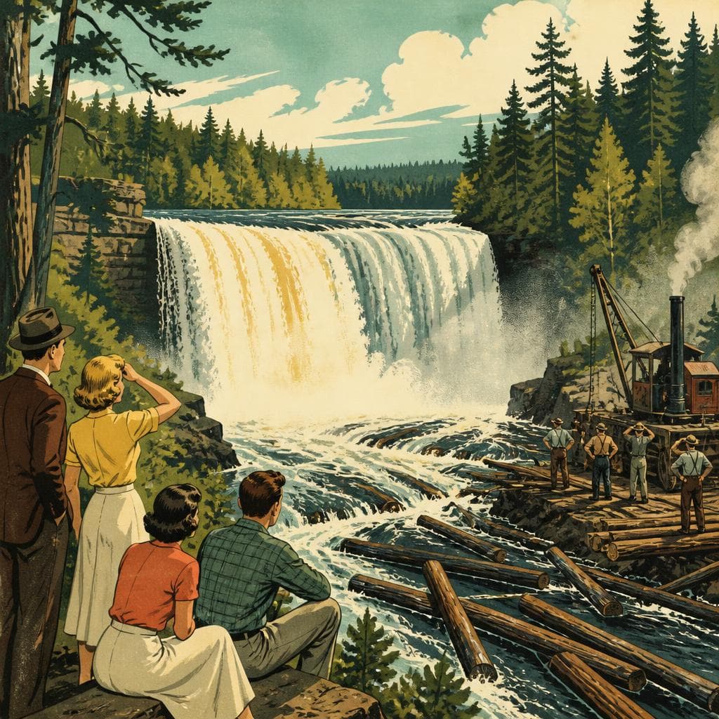 Cover art for Where Beauty Stopped the Timber