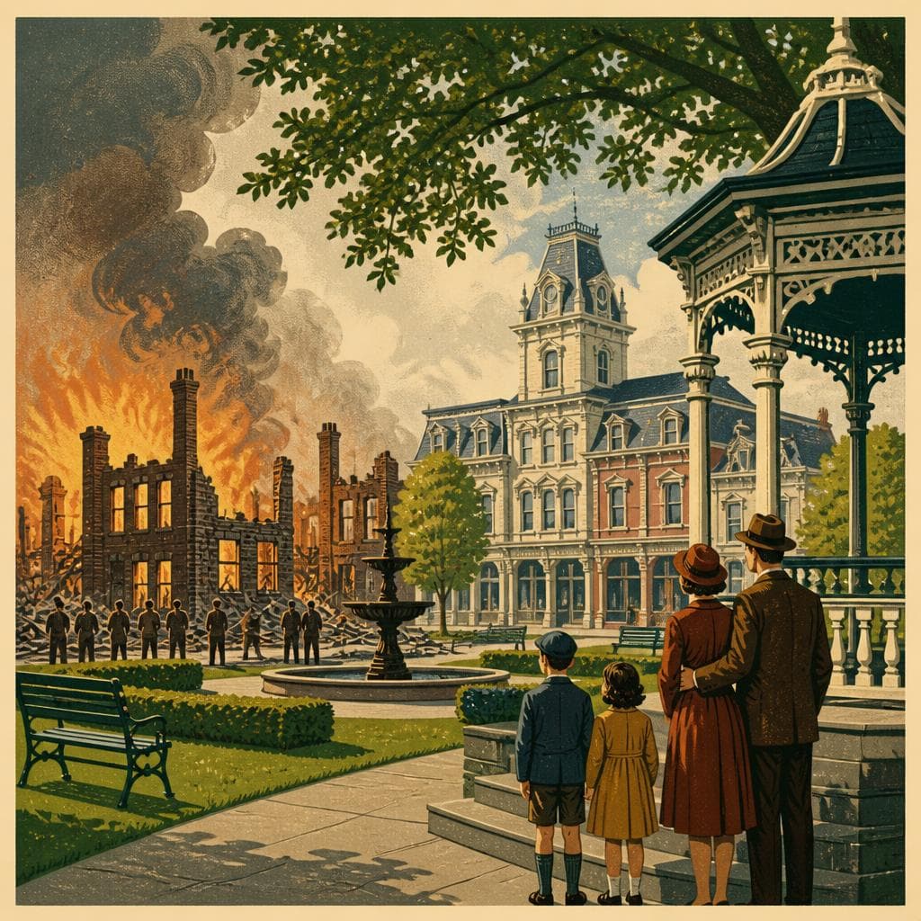 Cover art for After the Fire, the Square Held Fast