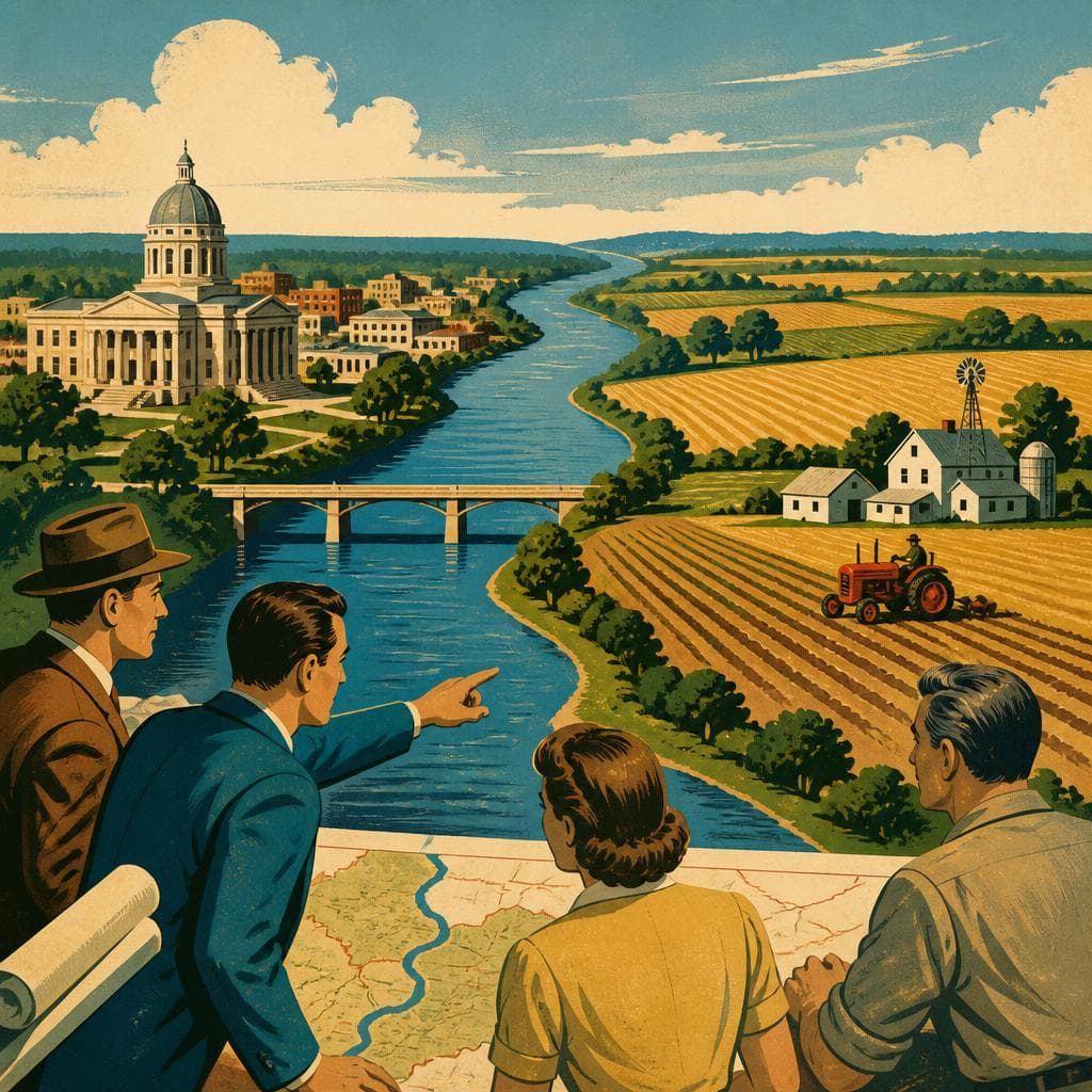 Cover art for Where the Oconee Decided Baldwin County