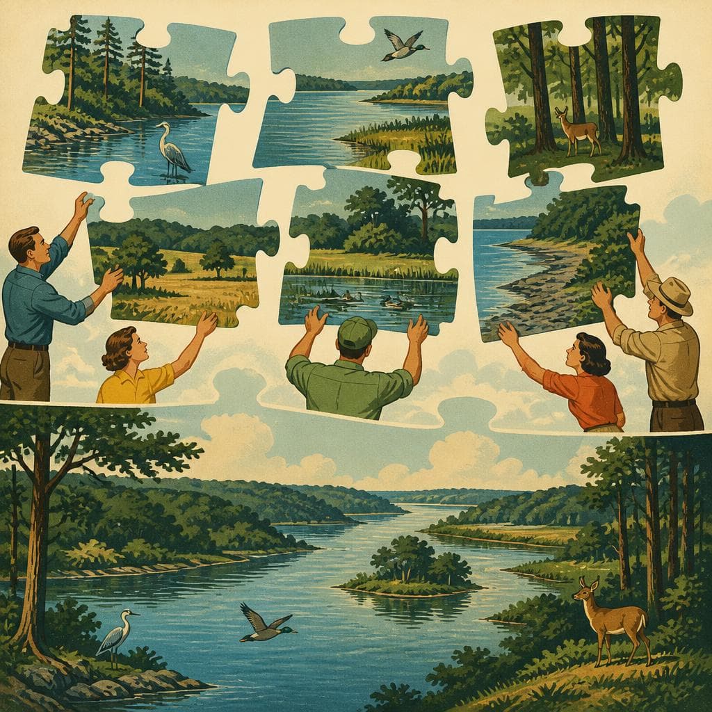 Cover art for Saving a River in Pieces