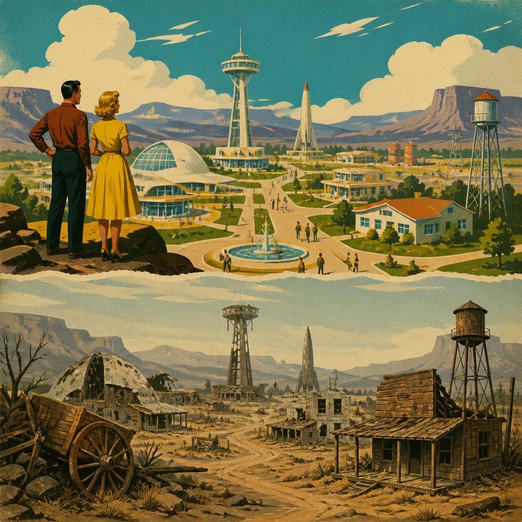Cover art for The Town Built for Tomorrow