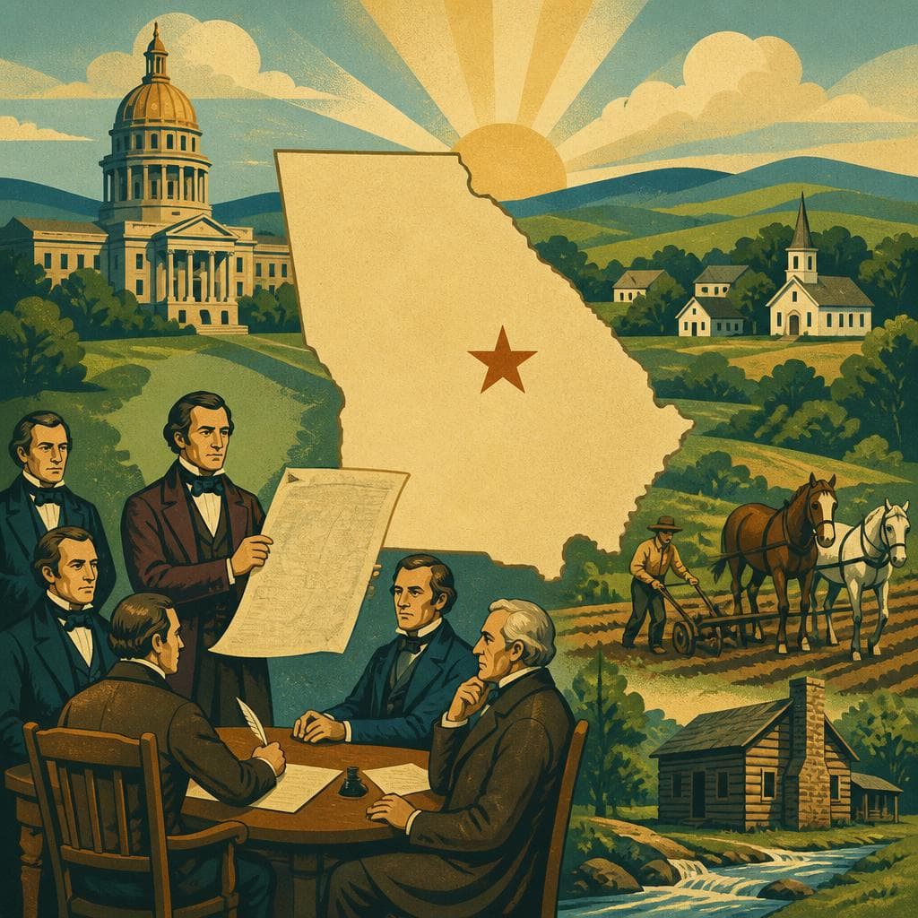 Cover art for When Georgia Drew Elbert County