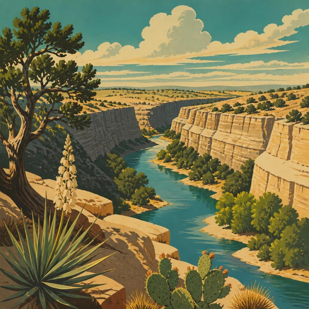 Cover art for Where the Plains Open: Blanco Canyon