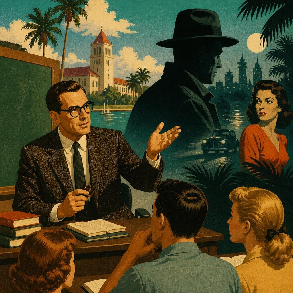 Cover art for Where the Classroom Met the Crime Novel