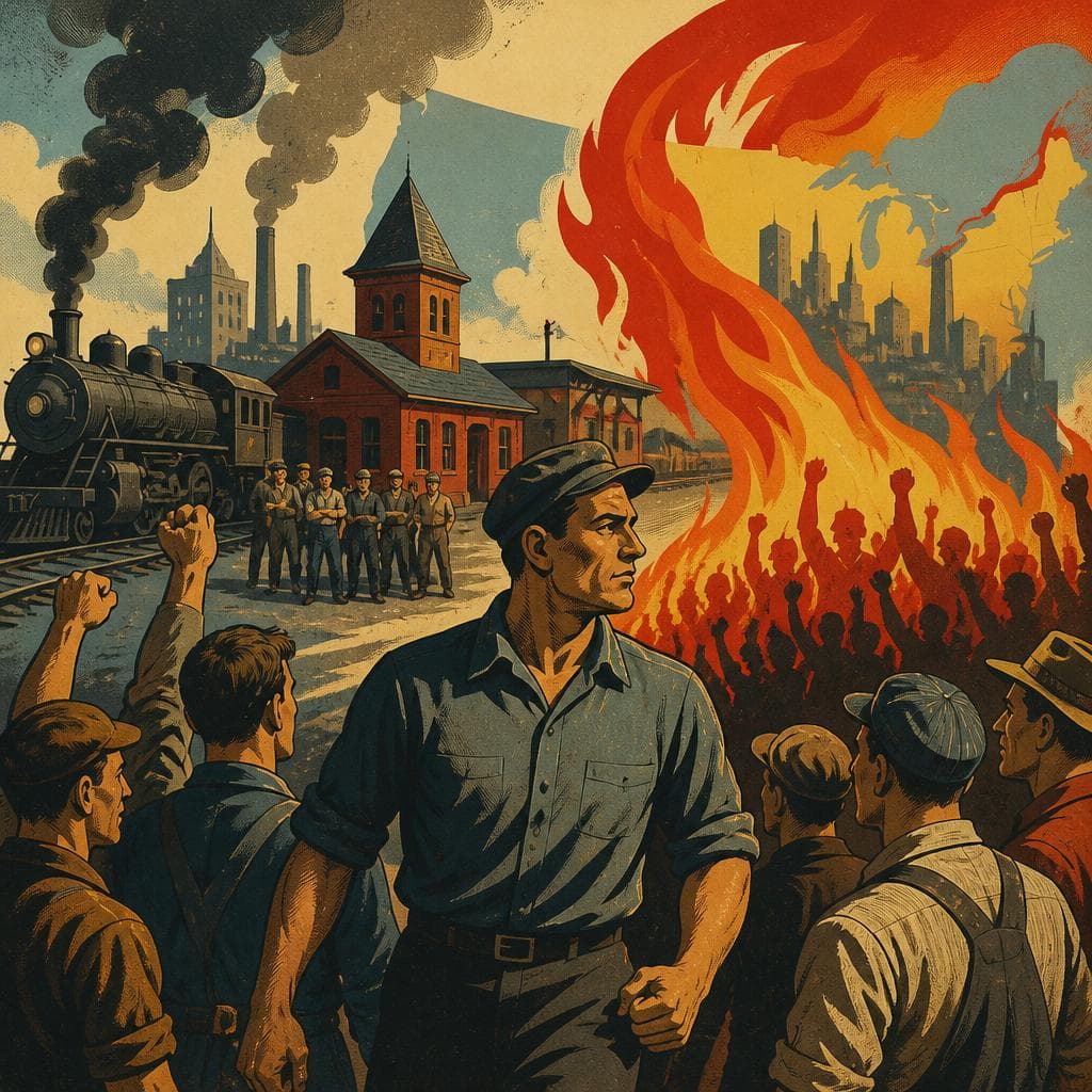 Cover art for Where the Great Railroad Strike Caught Fire