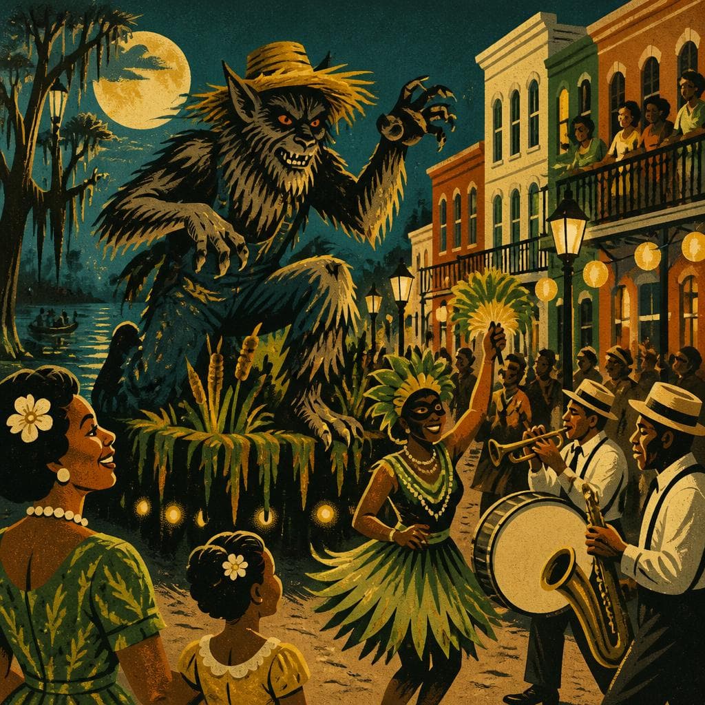 Cover art for When the Bayou Boogeyman Comes Downtown