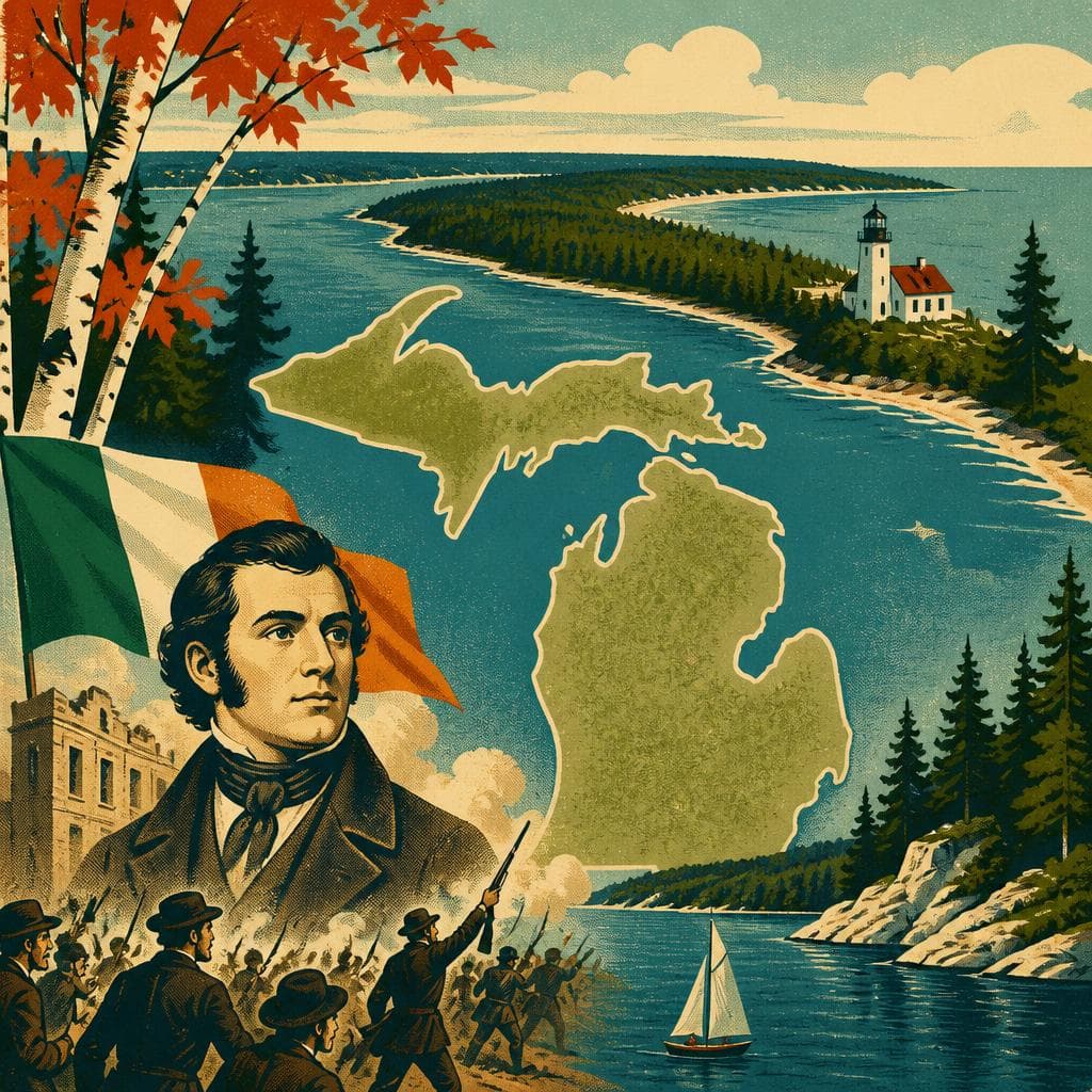 Cover art for How Northern Michigan Got an Irish Revolutionary’s Name