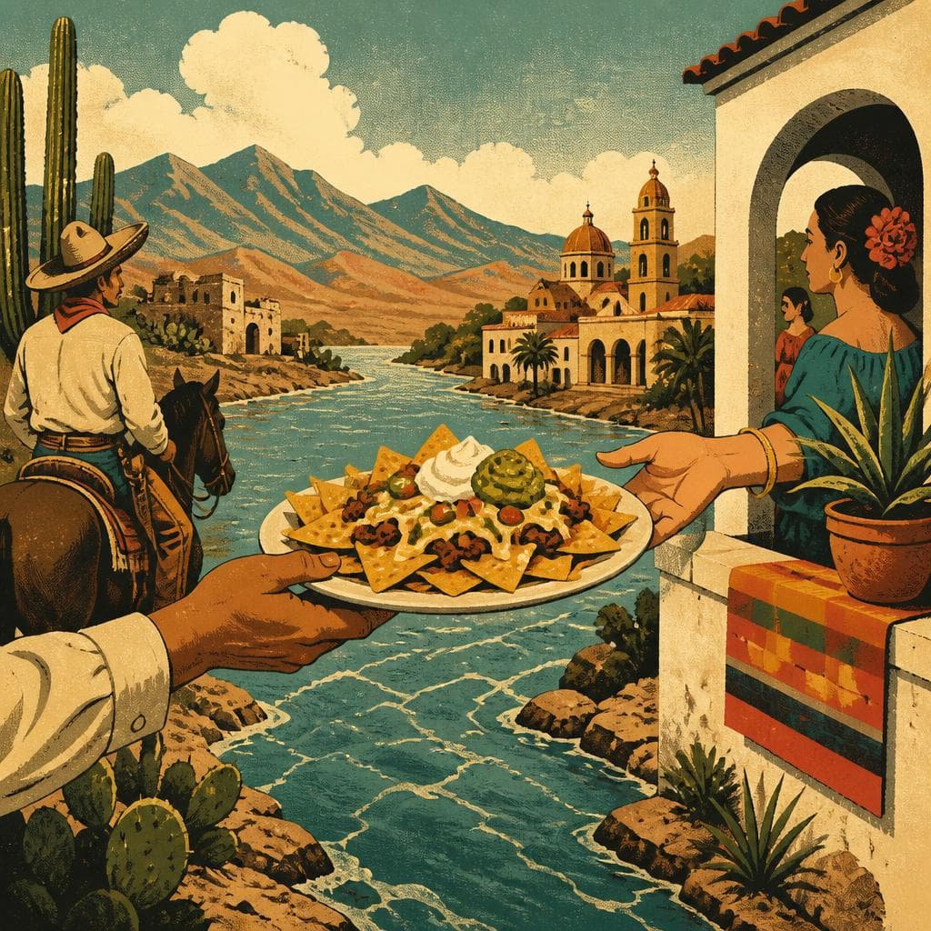 Cover art for Where Nachos Crossed the River