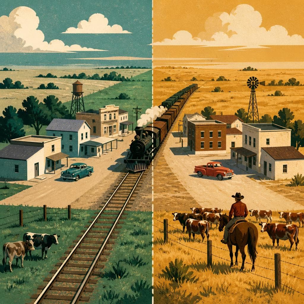 Cover art for A Town Made From Two Counties