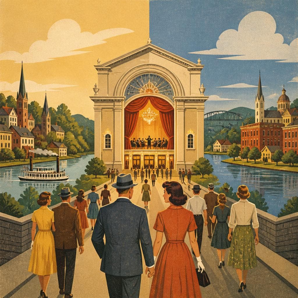Cover art for One Stage for Two River Towns