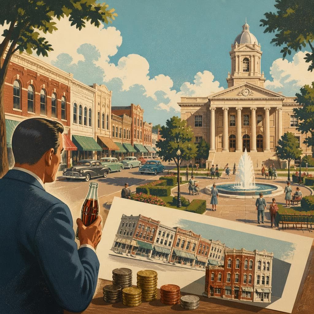 Cover art for Where Coca-Cola Fortune Met the Courthouse Square