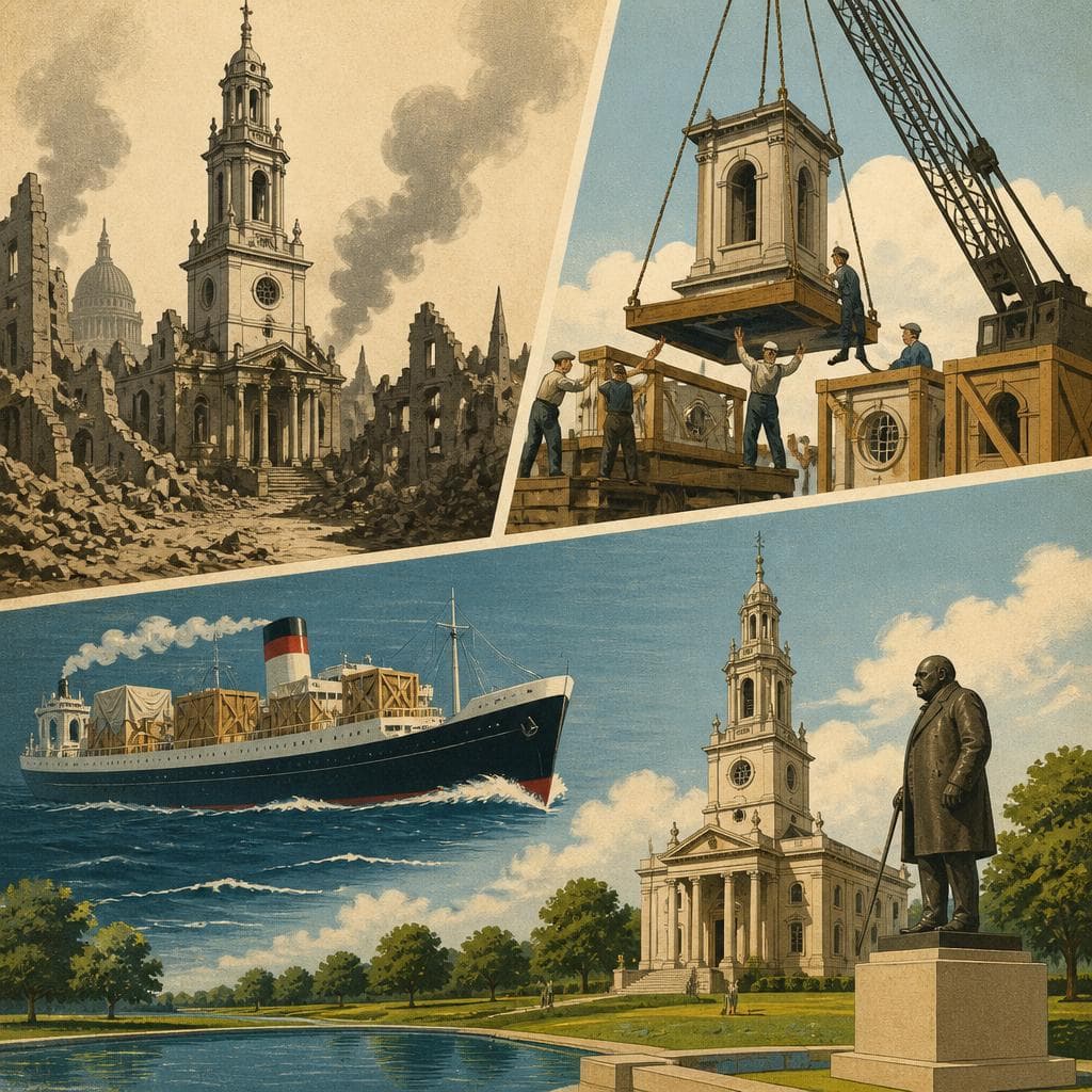 Cover art for From London Ruin to Churchill Memorial