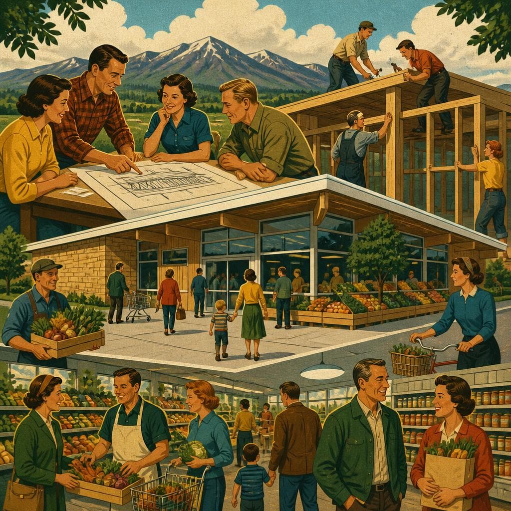 Cover art for The Grocery Store Built by Neighbors
