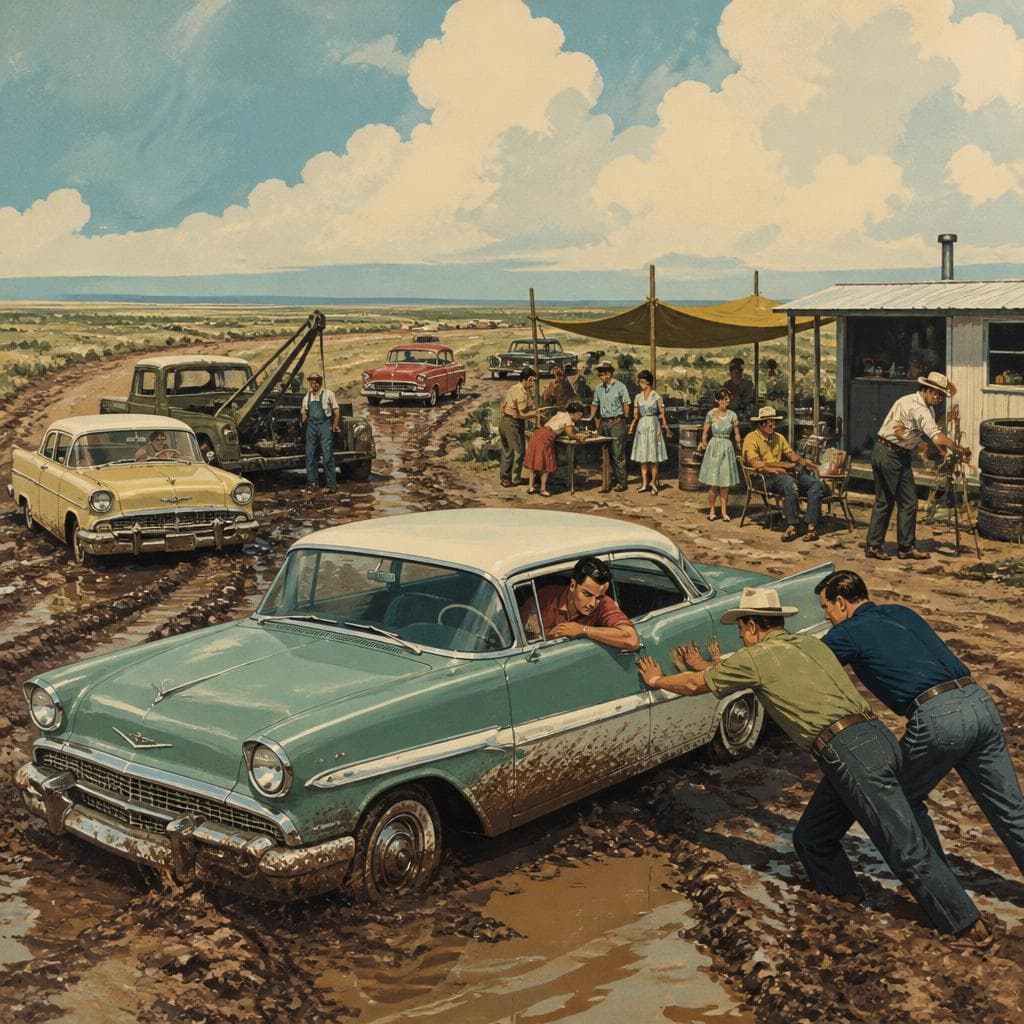 Cover art for Where Route 66 Sank into the Mud