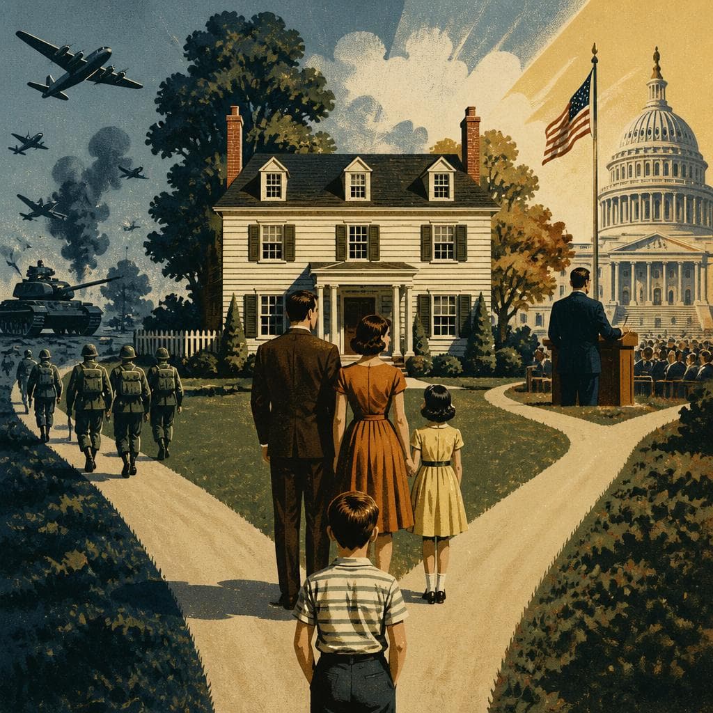 Cover art for A Lancaster House, and Two American Paths