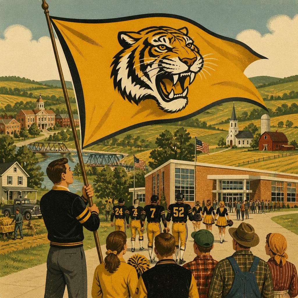 Cover art for One County, One Tiger Banner
